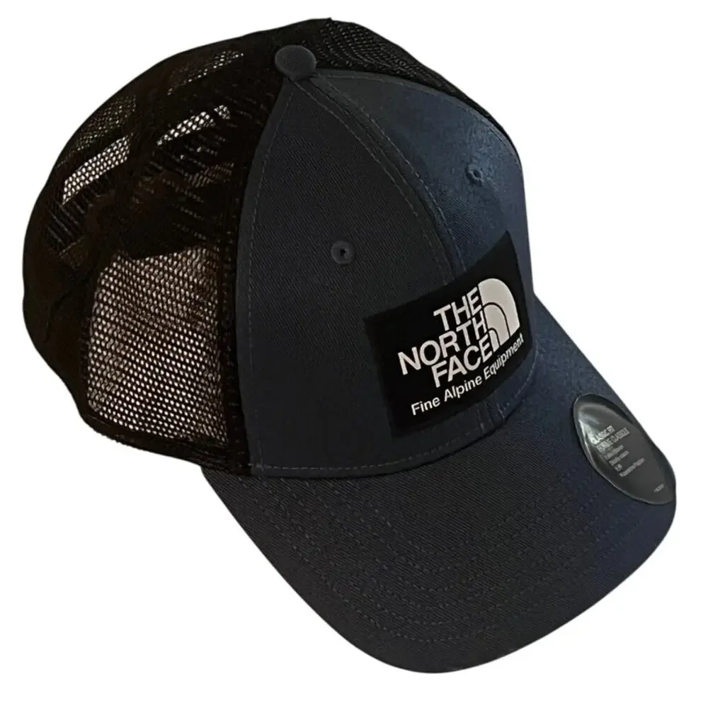 The North Face Mudder Trucker Hat Cap - Shady Blue - OS - EXCELLENT